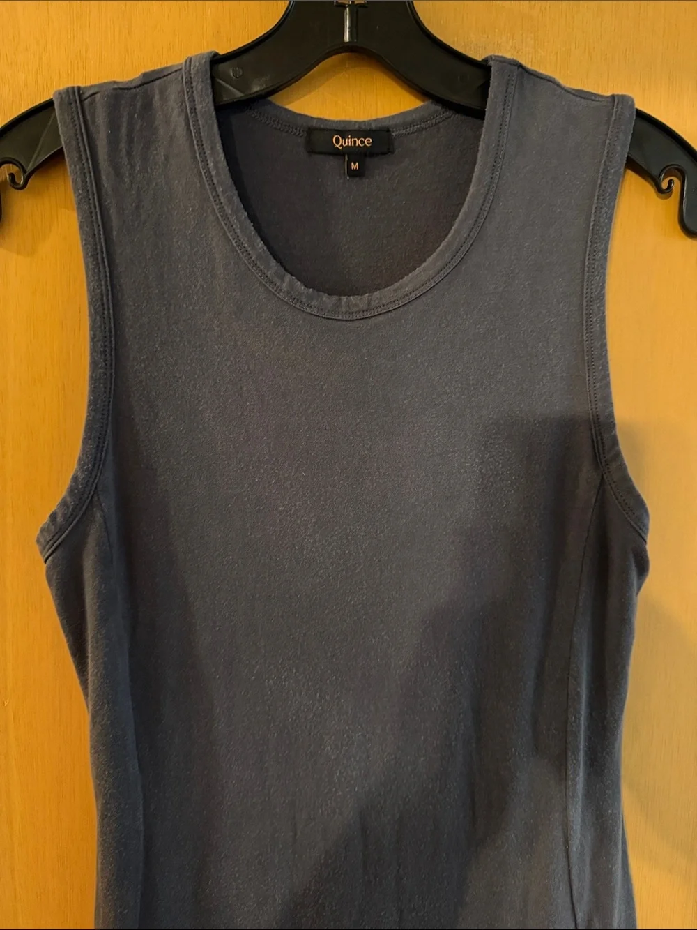 Quince Women’s Tencel Jersey Tank Stretch Maxi Dress Gray Size Medium